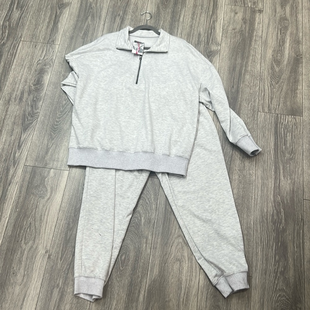 Gray Sweat Suit